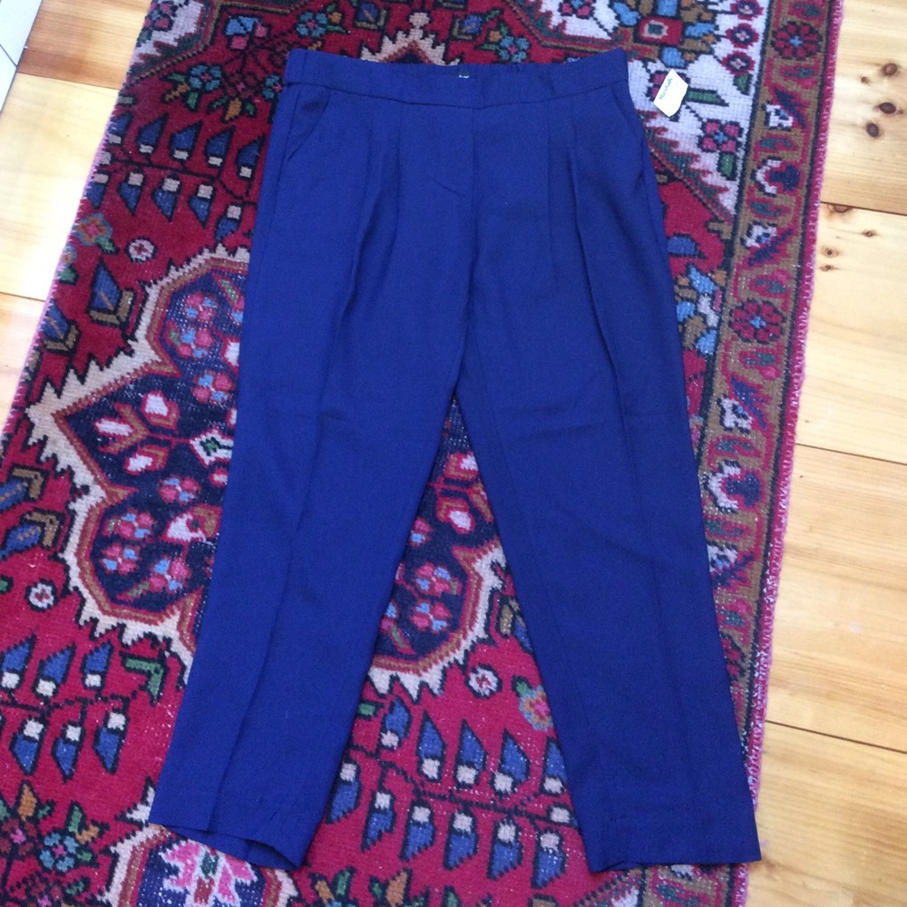 Cropped Tapered Trousers
